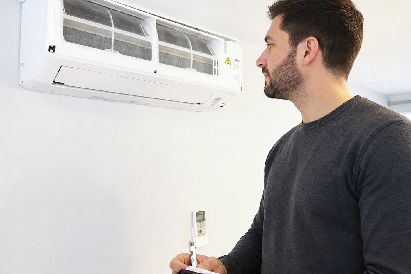 Ventilation and air conditioning installation